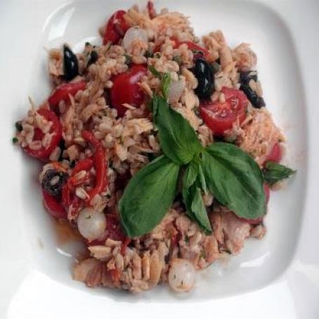 FARRO w/TUNA & TOMATOES